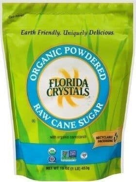 Organic Powdered Raw Cane Sugar