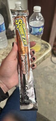 Orange Electrolyte Freezer Pops