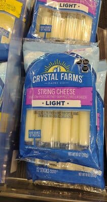 Light Wisconsin String Cheese Sticks