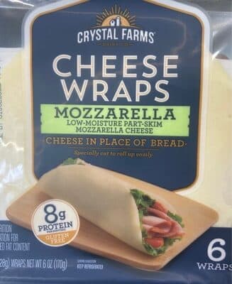 Mozzarella Low-Moisture Part-Skim Cheese Wraps