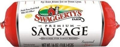 Seasoned Hot Premium Sausage