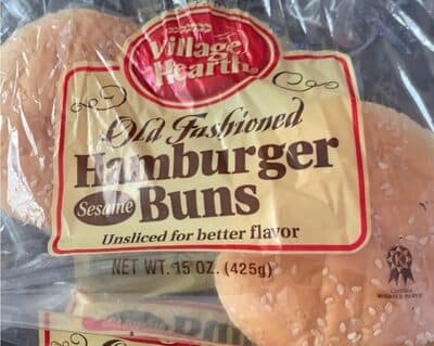 Old Fashioned Sesame Hamburger Buns
