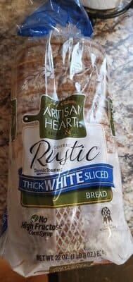 Rustic Thick White Sliced Bread