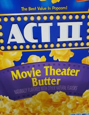 Microwave Popcorn, Movie Theater Butter