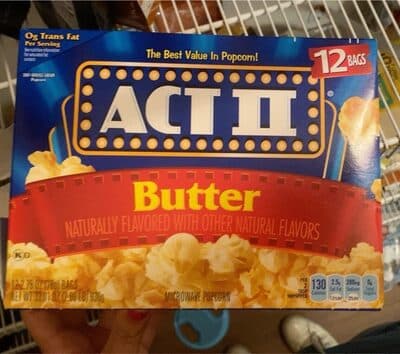 Butter Microwave Popcorn
