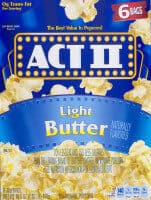 Microwave Popcorn, Light Butter