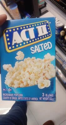 Salted Microwave Popcorn