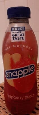 Snapple raspberry peach