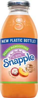 All Natural Peach Mangosteen Flavored Juice Drink From Concentrate