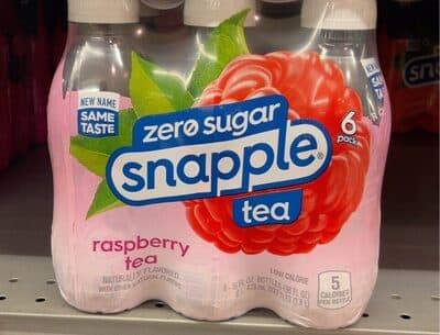Zero Sugar snapple tea