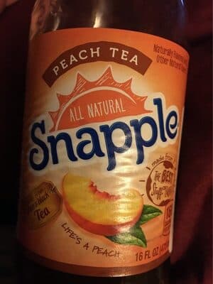 Snapple All Natural Tea, Peach