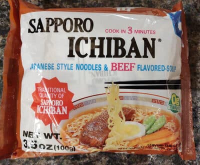 Japanese Style Noodles & Beef Flavored Soup