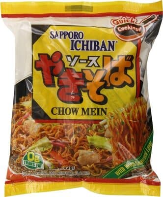 Chow Mein With Dried Seaweed Laver