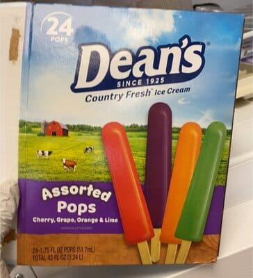 Assorted pops