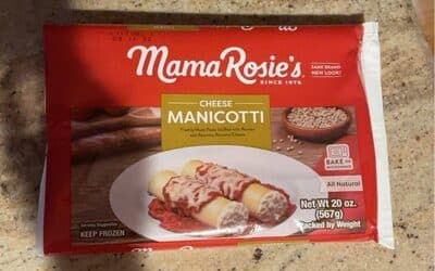Cheese Manicotti
