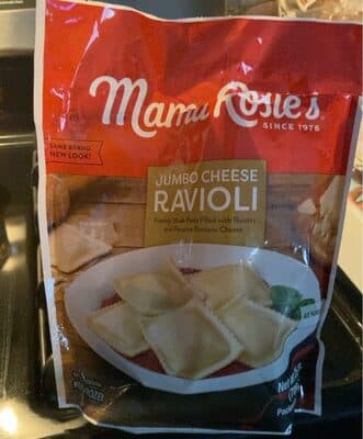 Jumbo cheese ravioli