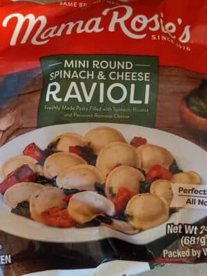 Spinach & Cheese Mini Round Ravioli