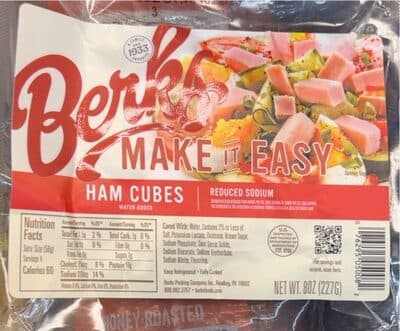 Make it easy ham cubes reduced sodium
