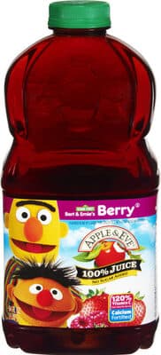 Sesame Street, Apple & Eve, 100% Juice, Berry