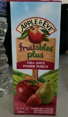 Power Punch Flavored Fruit & Vegetable 100% Juice From Concentrate