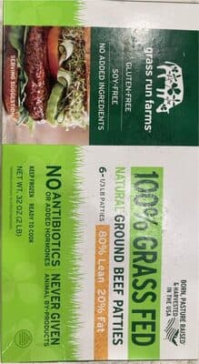 Natural Ground Beef Patties