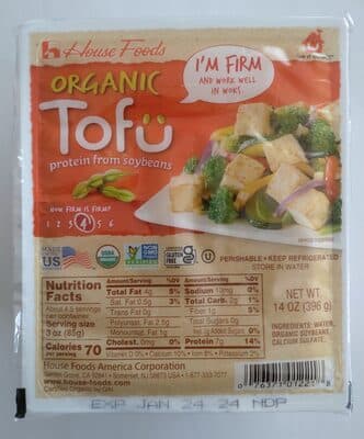 Organic Firm Tofu