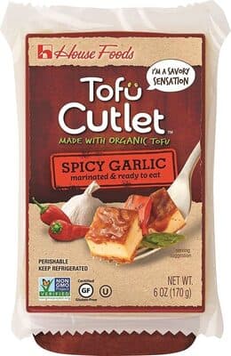Tofu Cutlet, Spicy Garlic