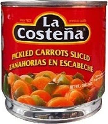 Pickled Carrots Sliced