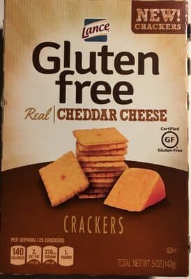 Cheddar Cheese Gluten Free Crackers