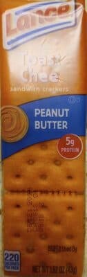 Toast Chee Peanut Butter Sandwich Crackers