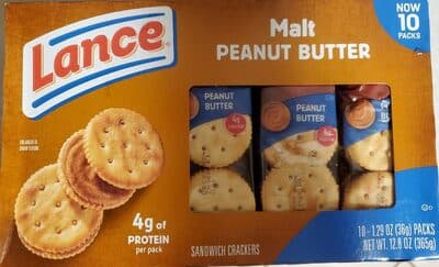 Malt Peanut Butter Sandwich Crackers