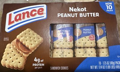 Nekot Peanut Butter Sandwich Crackers