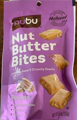 Nut Butter Bites Snacks With Pecans