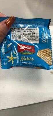 Crispy Wafers With Vanilla Cream Filling