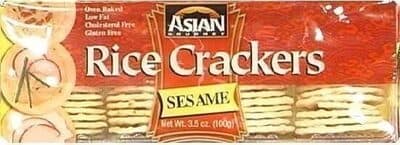 Sesame Rice Crackers