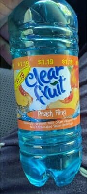 Clear Fruit (peach fling)