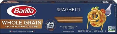 WHOLE GRAIN WHOLE WHEAT PASTA, SPAGHETTI