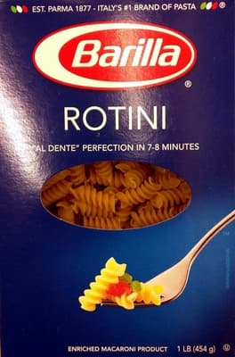 ENRICHED MACARONI PRODUCT, ROTINI