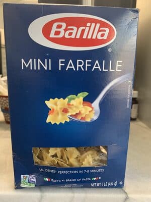 ENRICHED MACARONI PRODUCT, MINI FARFALLE