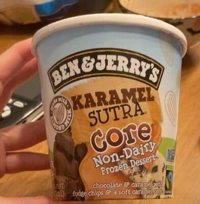 Karamel Sutra Core Chocolate & Caramel with Fudge Chips & a Soft Caramel Core Non-Dairy Frozen Dessert