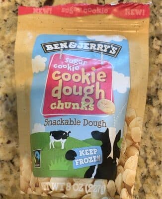 Sugar Cookie Snackable Cookie Dough Chunks