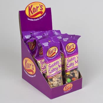 Sweet 'N Salty, Peanuts, Cocoa Candies, Raisins, Sunflower Kernels The American Trail Mix