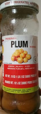 Preserved Plum in Brine