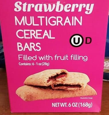 Strawberry Multigrain Cereal Bars