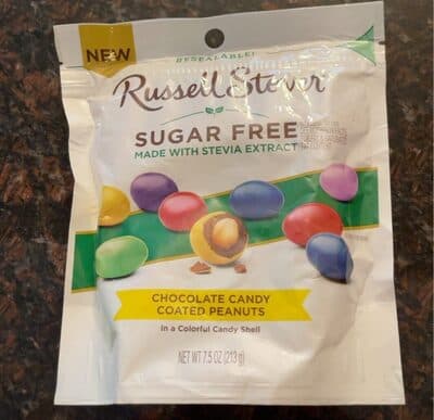 Chocolate Candy Coated Peanuts In A Colorful Candy Shell