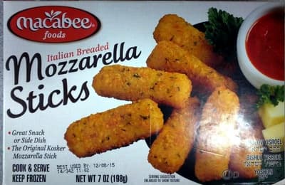Italian Breaded Mozzarella Sticks