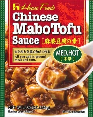 CHINESE MABO TOFU SAUCE, MED.HOT