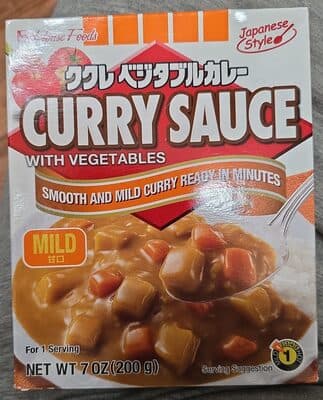 Curry Sauce With Vegetables, Mild