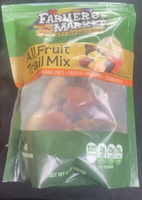 All fruit trail mix