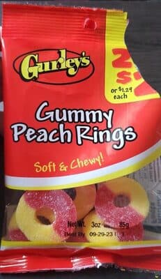 Gummy Peach Rings
